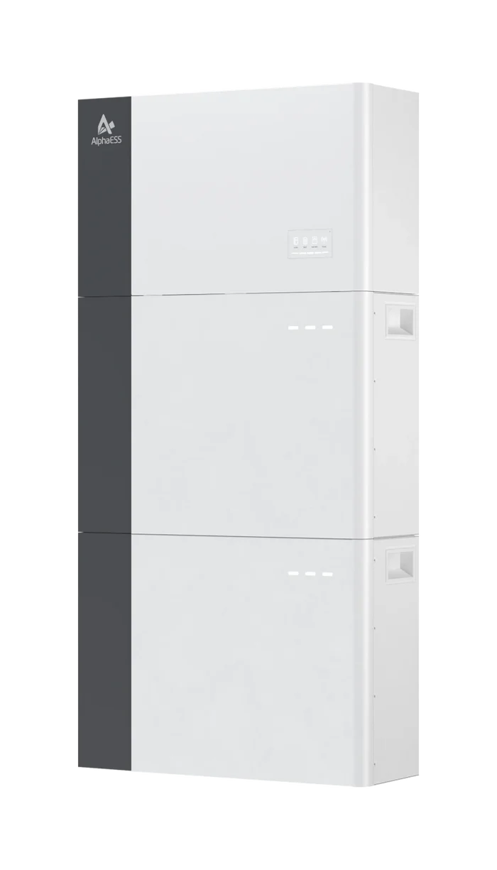 Slimme thuisbatterij systeem met app interface