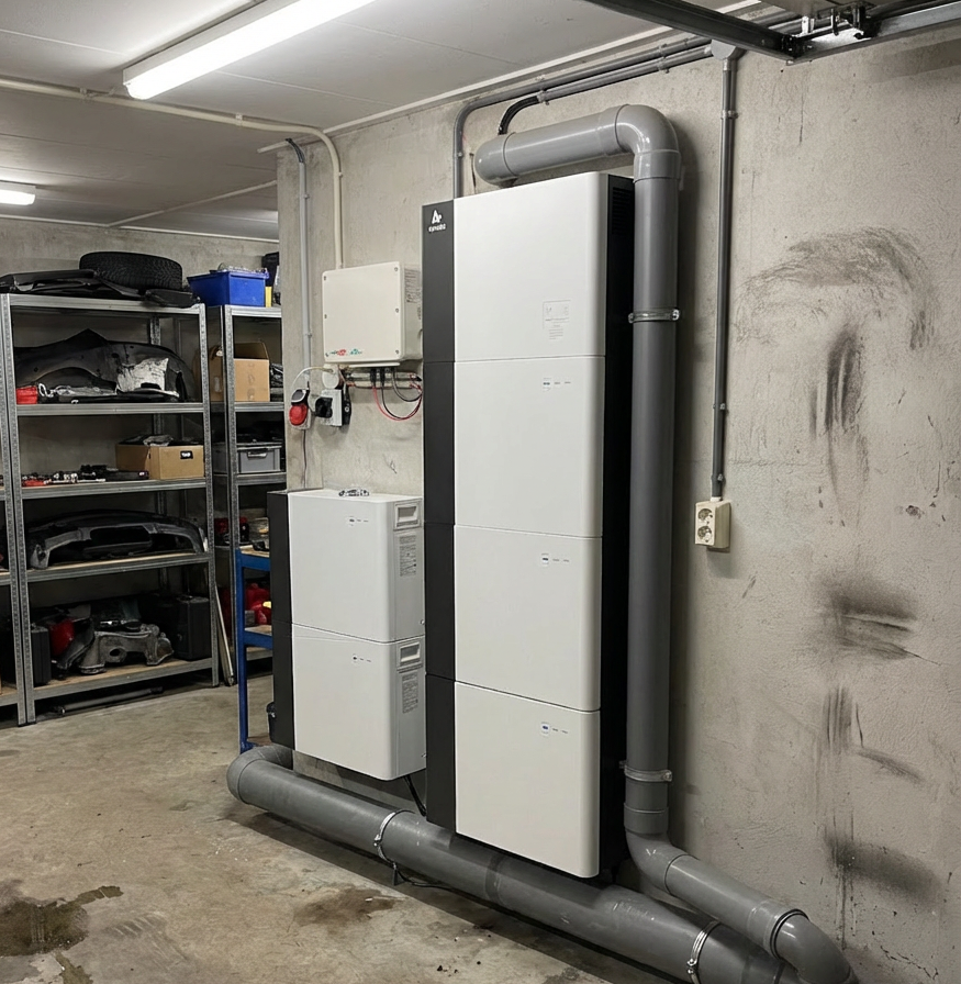 Klantfoto thuisbatterij installatie